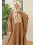 ARMİNE TREND Dantel Desenli Salaş Kesim Tunik Camel 24YT463 8