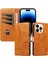 IPhone 14 Için Filp Durumda Pro Cüzdan Telefon Kılıfı Ayrılabilir Siyah Bilezik Pu (Yurt Dışından) 4