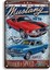 Koleksiyon Ford Mustang Metal Plaka Levha 20X30CM 1