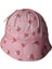 Kitti 4-8 Yaş Kız Çocuk Pembe Renk Desenli Yazlık Maksi Şapka 2