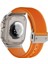 Apple Watch 7 45MM KRD-113 Spor Görünümlü Silikon Kordon 1