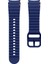Samsung Galaxy Watch 7 40MM-44MM Ile Uyumlu Metal Tokalı Dalgalı Spor Silikon Kordon 5