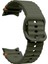 Samsung Galaxy Watch 7 40MM-44MM Ile Uyumlu Metal Tokalı Dalgalı Spor Silikon Kordon 4