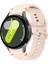 Samsung Galaxy Watch 7 40MM-44MM Ile Uyumlu Metal Tokalı Dalgalı Spor Silikon Kordon 1