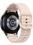 Samsung Galaxy Watch 7 40MM-44MM Ile Uyumlu Metal Tokalı Dalgalı Spor Silikon Kordon 2