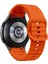 Samsung Galaxy Watch 7 40MM-44MM Ile Uyumlu Metal Tokalı Dalgalı Spor Silikon Kordon 2