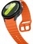 Samsung Galaxy Watch 7 40MM-44MM Ile Uyumlu Metal Tokalı Dalgalı Spor Silikon Kordon 3