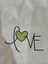 Ütü Ile Yapışan Kalpli Love Yazı Arma Transfer Baskı 10X7 cm 2