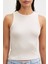 Bisiklet Yaka Top Bej 4