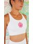 Crop Top Nataka Nakışlı Ekru 5