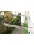 Küpeşte Kare Balkon Askısı Balkon Çamaşır Kurutma Askısı Alüminyum Küpeşte Askılığı Kurutmalık Parlak Gri Kare 6x2.5 cm 4