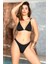 Bikini Takımı Siyah Renkli Gold Zincir Detaylı Kadın Bikini Takımı 1