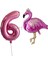 Flamingo Balon Set Flamingo Folyo Balon Set Konsept Doğum Günü Set 6 Yaş Balon 1