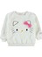 Hello Kitty Kız Çocuk Sweatshirt 2-5 Yaş Ekru 1