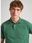 Koyu Yeşil Erkek Polo T-Shirt PM542099 654 New Olıver Gd 2
