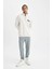 Fit NBA Chicago Bulls Oversize Geniş Kalıp Dik Yaka Fermualı Sweatshirt C9270AX24AU 2