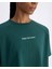 Authentic Angelou Kadın Petrol Yeşili Comfort Fit T-Shirt 3