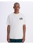Authentic Authentic Graphik Pirat Erkek Beyaz Comfort Fit T-Shirt 1