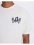 Authentic Authentic Graphik Pirat Erkek Beyaz Comfort Fit T-Shirt 3
