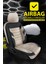 Opel Insignia Vxr Supersport Sedan 2012 - 2021 Uyumlu Zebra Serisi Bej-Siyah Tam Set Takım Oto Kılıf 3