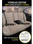 Renault Trafic (Phase I) 1.9 Dci (100 Hp) L2H1 2001 Uyumlu Zebra Serisi Bej-Siyah Tam Set Takım Oto Kılıf 4