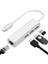C USB 3.1 - 3 Port USB 2.0 RJ45 Network Ethernet USB Çoklayıcı Hub 2