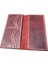 Hestia Model El Yapımı Unisex Vintage %100 El Dikişi Bordo Crazy Deri Cüzdan Kartlık 3