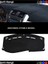 Skoda Fabia (2007-2014) Modeller Için Uyumlu 3D Ön Göğüs / Torpido Koruma - Siyah Şerit 3