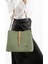 Kadın Yeşil Ayarlanabilir Uzun Askılı 3 Bölmeli El ve Omuz Çantası TR1404 2