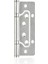 10 cm Paslanmaz Çelik Kelebek Menteşe (2 mm) 1