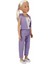 Dollz'n More Yürüyüş Arkadaşım Clara Sporty 80 cm - Mor Eşofmanlı Takımlı 1