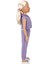 Dollz'n More Yürüyüş Arkadaşım Clara Sporty 80 cm - Mor Eşofmanlı Takımlı 3