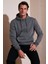 Slim Fit Kapüşonlu Kanguru Cepli İçi Tüylü Yumuşak Şardonlu Sweat Erkek SWEAT 5905281 3