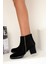 Şerit Taş Detaylı Fermuarlı Kadın Bot&bootie 025-406-22SÜET 3