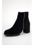 Şerit Taş Detaylı Fermuarlı Kadın Bot&bootie 025-406-22SÜET 4