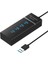 USB Girişli 4 Port USB 3.0 Hub Yüksek Hızlı Switch Çoklayıcı Tüm Cihazlarla Uyumlu 1