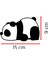 Yorgun Panda Resmi Oto Araba Cam Sticker Çıkartma Bilgisayarlar,kamyonlar, Motosikletler Için 5