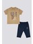 U.S. Polo Assn. Erkek Bebek Bej Pijama Takım 50301968-VR011 1