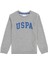 U.S. Polo Assn. Erkek Çocuk Gri Melanj Sweatshirt 50293474-VR086 1