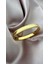 Çelik Çift Sim Düz Gold Kelepçe Bileklik (Çap: 6cm-Çevresi: 19CM) 1