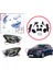 BHL569 Renault Clio Mk5 B7 Bf 2019-ON 260E70544R 260E69870R Için Sol Sağ Ön Far Tamir Seti 3