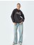 Oversize Sweatshirt Arkası Meyve Baskılı Kapüşonlu Şardonlu 1