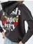 Oversize Sweatshirt Arkası Meyve Baskılı Kapüşonlu Şardonlu 5