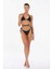 Hızlı Kuruyan Bikini Takımı Siyah Halka Detaylı Bikini 3