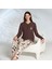 1246 Kadın Kışlık Üç Düğme Büyük Beden Pijama Takımı 1