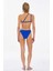 Bikini Takımı Tek Kol Bağlamalı Bikini Takımı Lila Veya Lacivert Renkli Hızlı Kuruyan 2