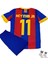 Neymar Jr Nostalji Bordo Barcelona 2011 London Şampiyonlar Ligi Finali 3'lü Çoçuk Futbol Forma Seti(Forma,şort ve Çorap) 1