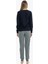 17074 Kadın Uzun Kollu Paçası Lastikli Lacivert Eşofman Takım 2
