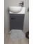 28*45 AdaGrup ANTRASİT Mini Banyo Dolabı ve Lavabo 3