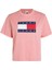 Tommy Hilfiger Kadın Tjw Bxy Tommy Flag Tee Ext T-Shirt-Pembe 1